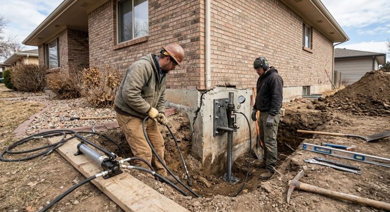 Concrete Foundation Repair project example